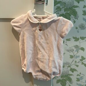 Jacadi pink terrycloth bubble